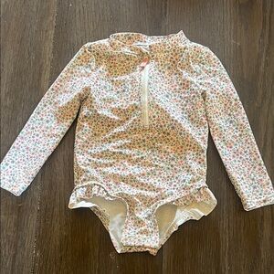 Floral Kids Swim One Piece